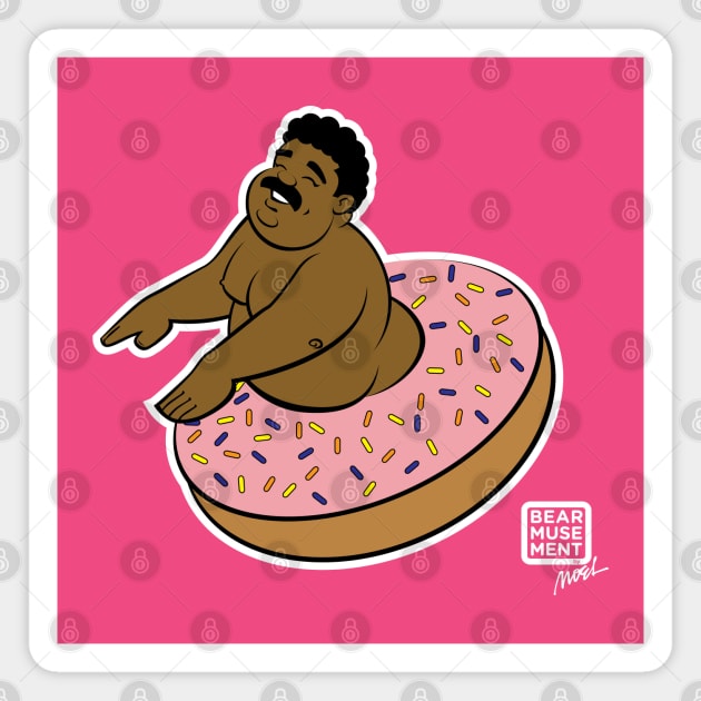 CHUNKIN' DONUTS Magnet by BEarMUSEMENT